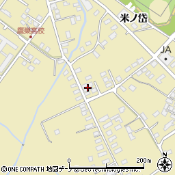 秋田県北秋田市脇神赤川岱周辺の地図