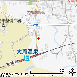 秋田県大館市十二所（上川代）周辺の地図