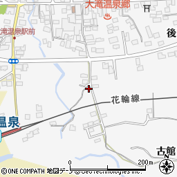 秋田県大館市十二所古館64周辺の地図