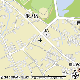 秋田県北秋田市脇神米ノ岱21周辺の地図
