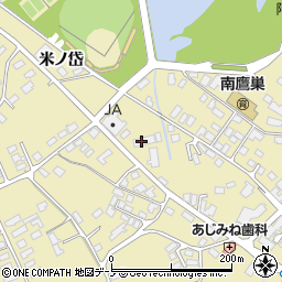 秋田たかのす農業協同組合　鷹巣農機センター周辺の地図