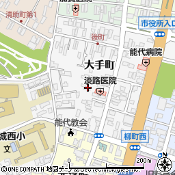 淡路医院周辺の地図