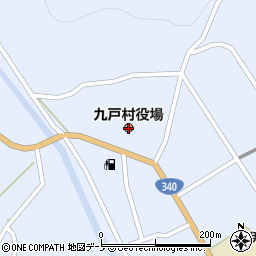 九戸村役場周辺の地図
