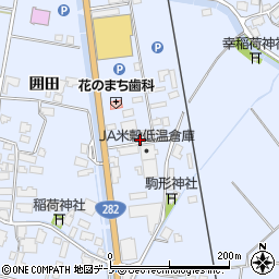 秋田県鹿角市花輪蒼前平76周辺の地図