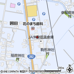 秋田県鹿角市花輪蒼前平周辺の地図