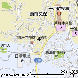 岩手県二戸郡一戸町高善寺大川鉢37-27周辺の地図