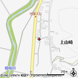秋田県能代市二ツ井町種上山崎54周辺の地図