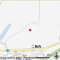 秋田県能代市朴瀬二林台周辺の地図