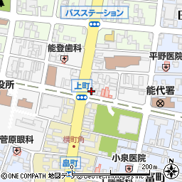 ジブラルタ生命保険株式会社　秋田支社・能代営業所周辺の地図