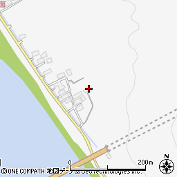 秋田県能代市二ツ井町種外面182-1周辺の地図