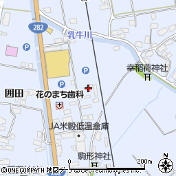 秋田県鹿角市花輪蒼前平46周辺の地図