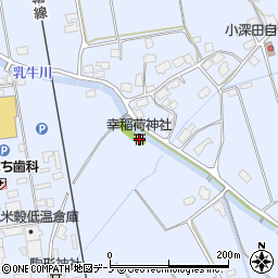 秋田県鹿角市花輪蒼前平10周辺の地図