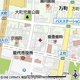 秋田共立株式会社　能代営業所周辺の地図