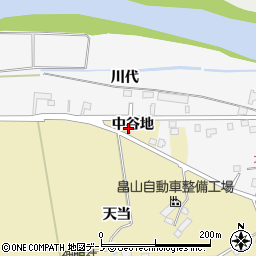 秋田県大館市道目木中谷地19周辺の地図