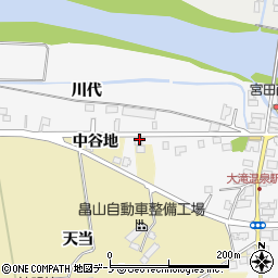 秋田県大館市十二所（川代）周辺の地図