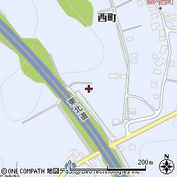 秋田県鹿角市花輪西町156周辺の地図
