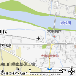 秋田県大館市十二所川代48-5周辺の地図
