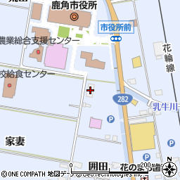 秋田県農業共済組合周辺の地図