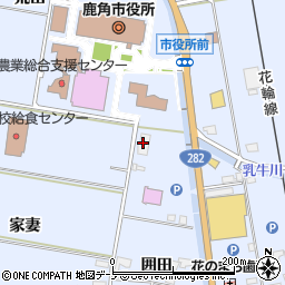 秋田県農業共済組合　北鹿支所周辺の地図