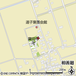 秋田県大館市比内町達子相善廻周辺の地図