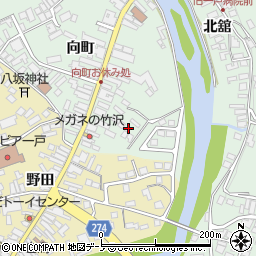 岩手県二戸郡一戸町一戸向町118周辺の地図