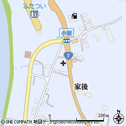 秋田県能代市二ツ井町小繋恋の沢55周辺の地図