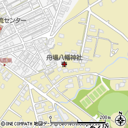 舟場八幡神社周辺の地図