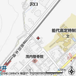 米代トラック株式会社　二ツ井営業所第二車庫周辺の地図