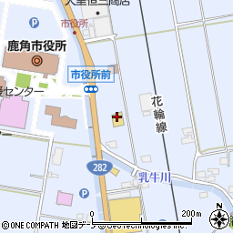 トヨタカローラ秋田　鹿角市店周辺の地図