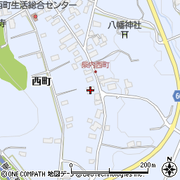 秋田県鹿角市花輪西町106周辺の地図