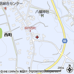 秋田県鹿角市花輪西町105周辺の地図
