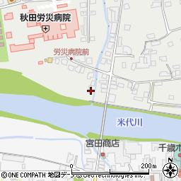 秋田県大館市軽井沢下岱55-2周辺の地図