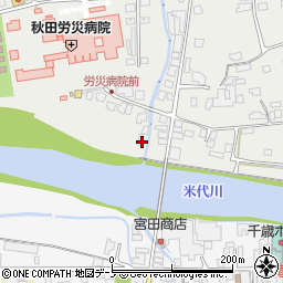 秋田県大館市軽井沢下岱55周辺の地図