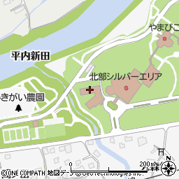 北秋田地域振興局大館福祉環境部周辺の地図