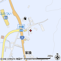 秋田県能代市二ツ井町小繋恋の沢6周辺の地図