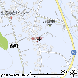 秋田県鹿角市花輪西町89周辺の地図