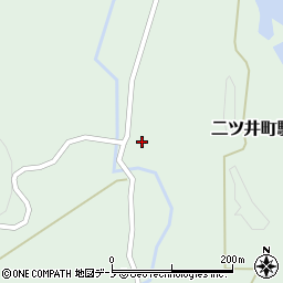 秋田県能代市二ツ井町駒形家後周辺の地図
