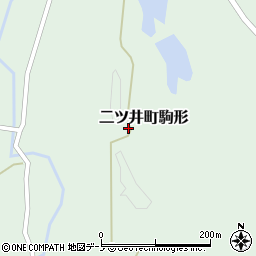 秋田県能代市二ツ井町駒形周辺の地図