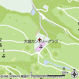 秋田県大館市比内町扇田横沢周辺の地図