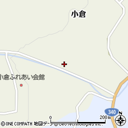 岩手県九戸村（九戸郡）小倉（第４地割）周辺の地図