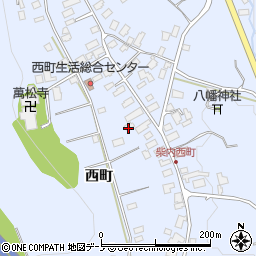 秋田県鹿角市花輪西町178周辺の地図