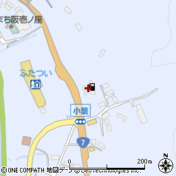 秋田県能代市二ツ井町小繋恋の沢77-1周辺の地図
