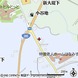 秋田県大館市比内町新館真館59周辺の地図