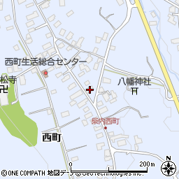 秋田県鹿角市花輪西町71周辺の地図