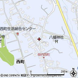 秋田県鹿角市花輪西町71-3周辺の地図