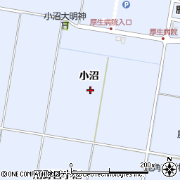 秋田県鹿角市花輪（小沼）周辺の地図