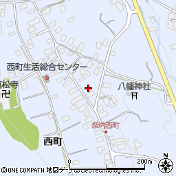 秋田県鹿角市花輪西町70-2周辺の地図