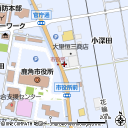 三菱商事エネルギー市役所前ＳＳ周辺の地図