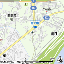 秋田県能代市二ツ井町荷上場沼尻24周辺の地図
