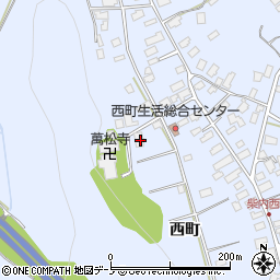 秋田県鹿角市花輪西町194周辺の地図